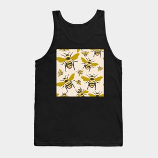 Vintage Honey Bees repeat pattern Tank Top